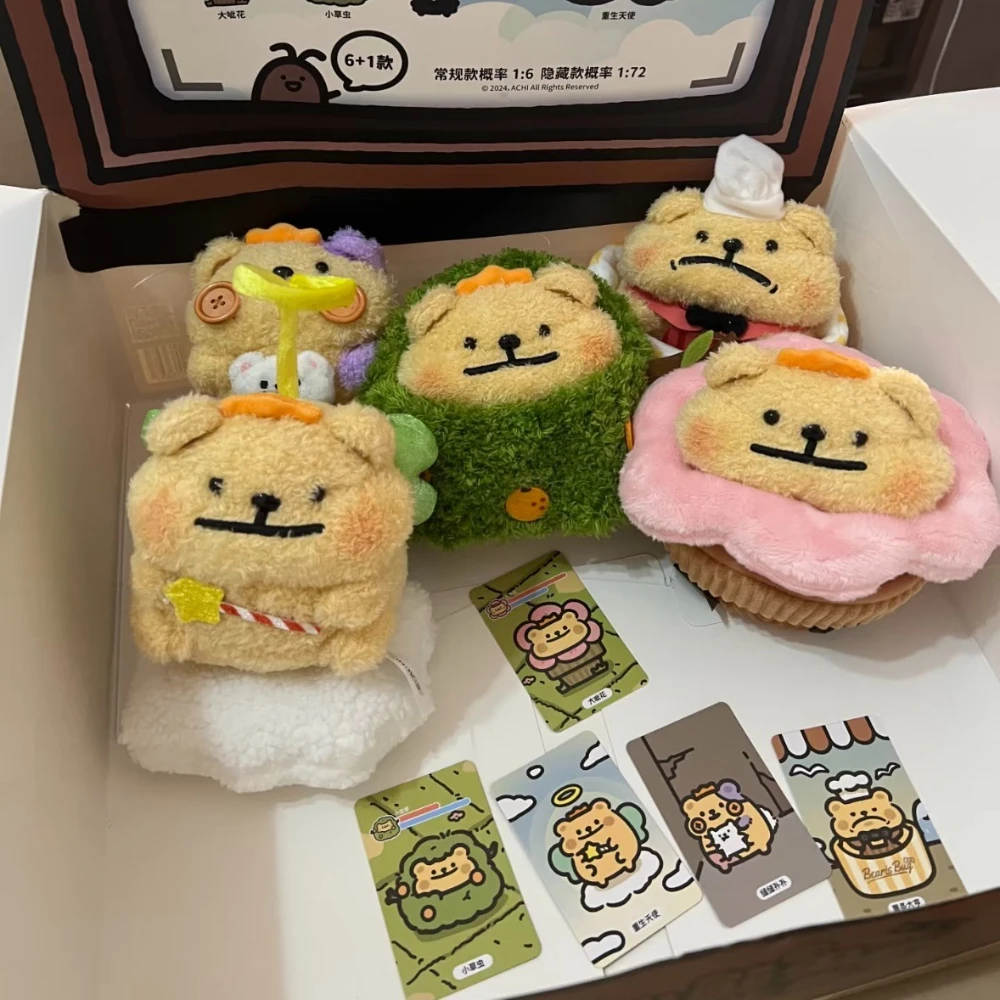 

Bearis Bug The Script of My Life Series слепая коробка плюшевые куклы Kawaii аниме фигурка Коллекционный модный сюрприз праздничные подарки игрушки