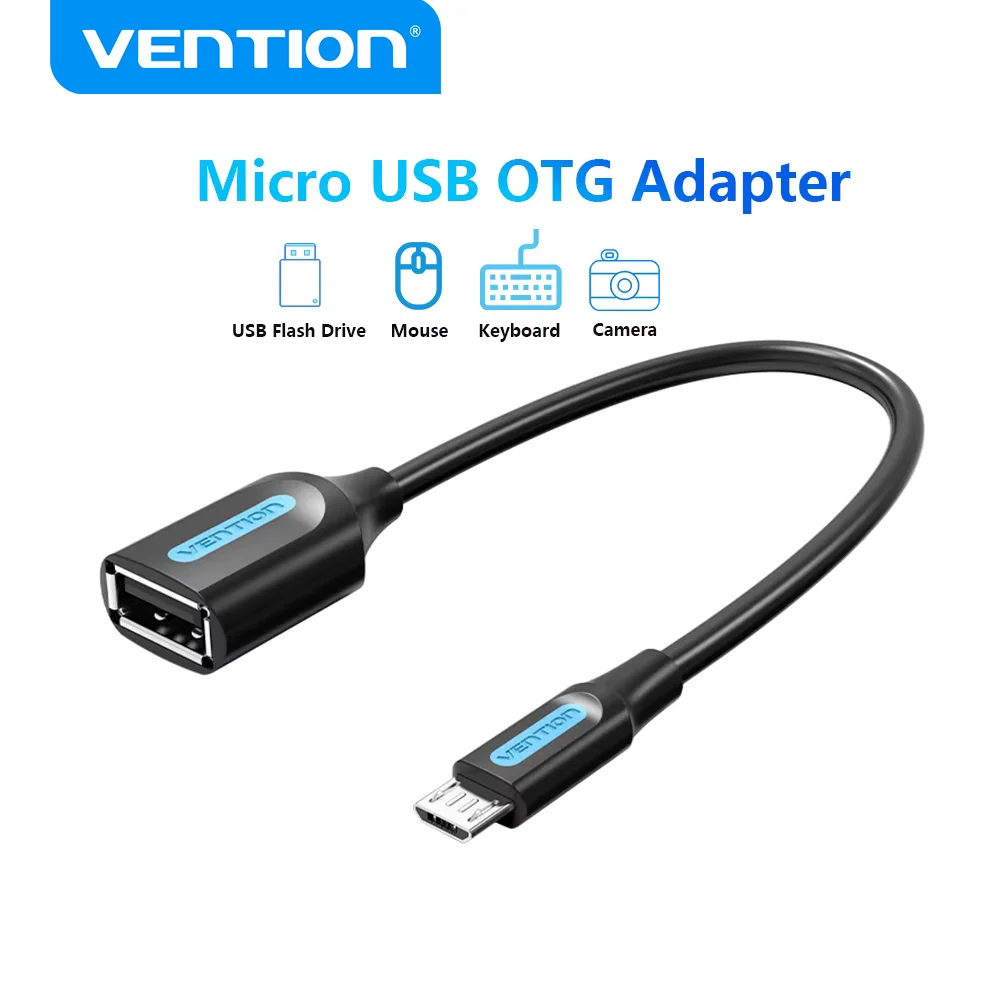 

Vention Micro USB OTG Cable Adapter for Xiaomi Redmi Note 5 Micro USB Connector USB 2.0 OTG Adapter for Samsung S6 Tablet Mouse