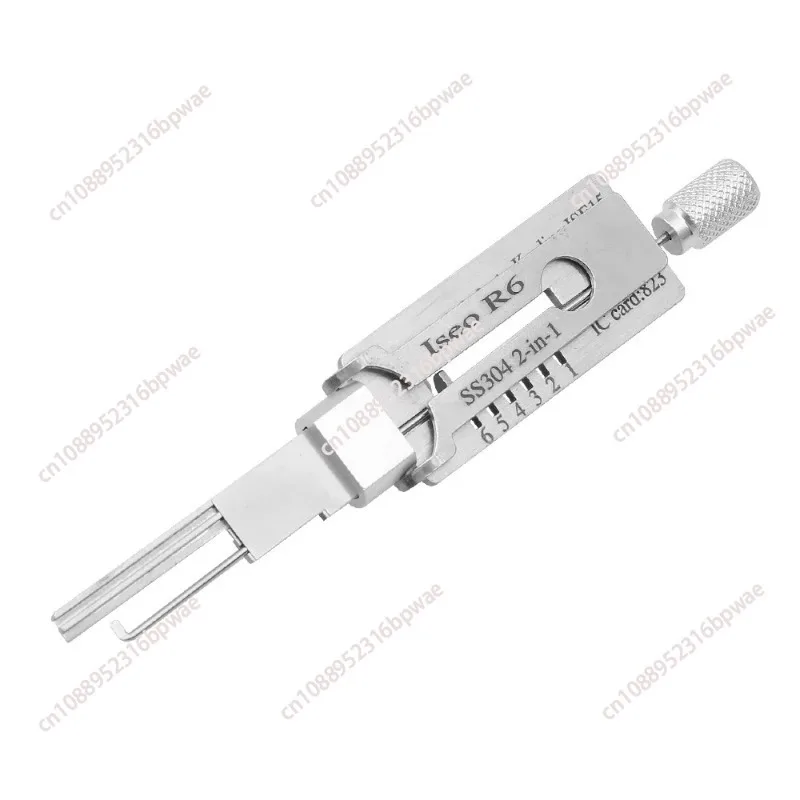

2024 Iseo R6 SS304 Civilian lishi 2in1 electric bump key lock picking tools car locksmith tools Locksmith tool set