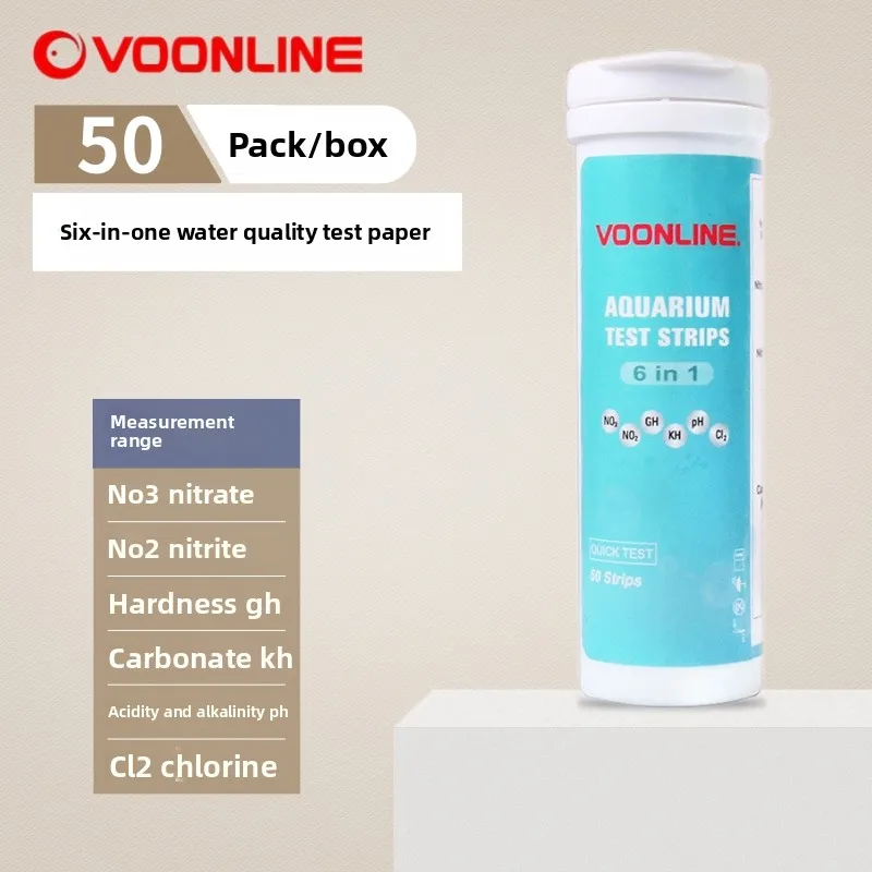 VOONLINE Aquarium Water Test Kit Strips - Measures pH,  Ammonia,Nitrite,Nitrate (NO3),Hardness,Chlorine for Freshwater/Saltwater -  AliExpress 15