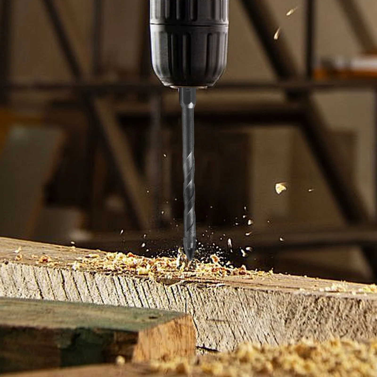 Forets triangulaires excentriques, ingénierie de précision, 5 pièces, parfaitement adaptés à créer des trous dans des matériaux résistants comme des carreaux de verre