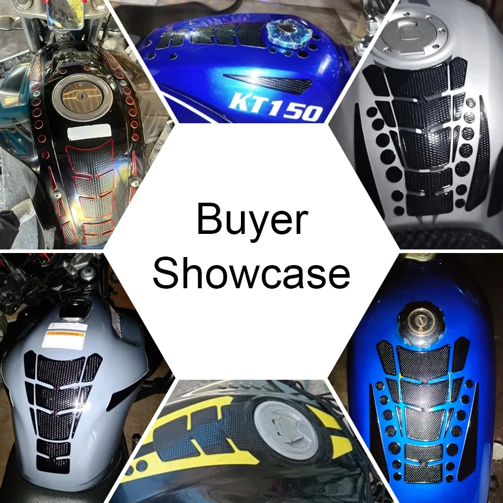 ثلاثية الأبعاد سيارة دراجة نارية خزان الوقود الغاز وسادة ملصق مائي دراجة نارية الشيطان حامي الوقود سباق الملحقات نوع عالمي #4