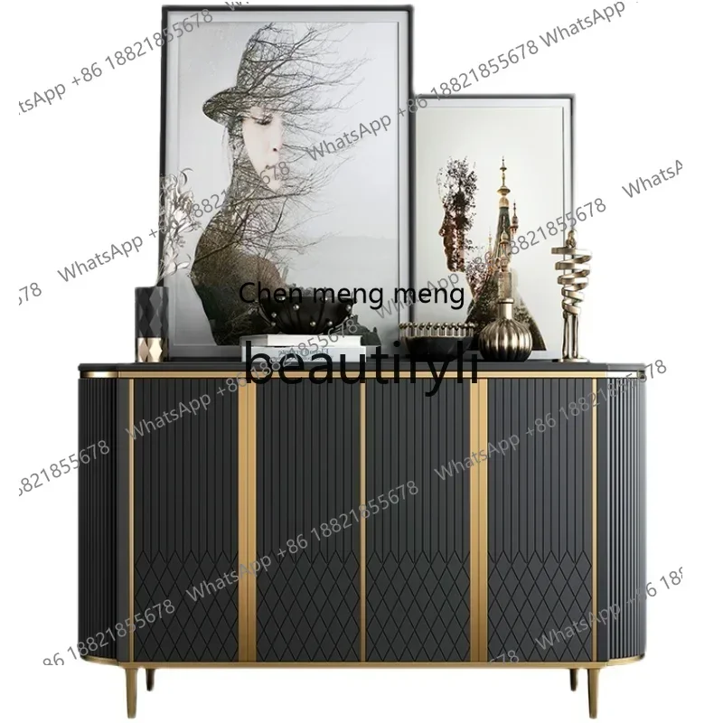 

Gentrance dining side cabinet living room partition household entrance storage shoe cabinet entrance foyer decorative cabinet
