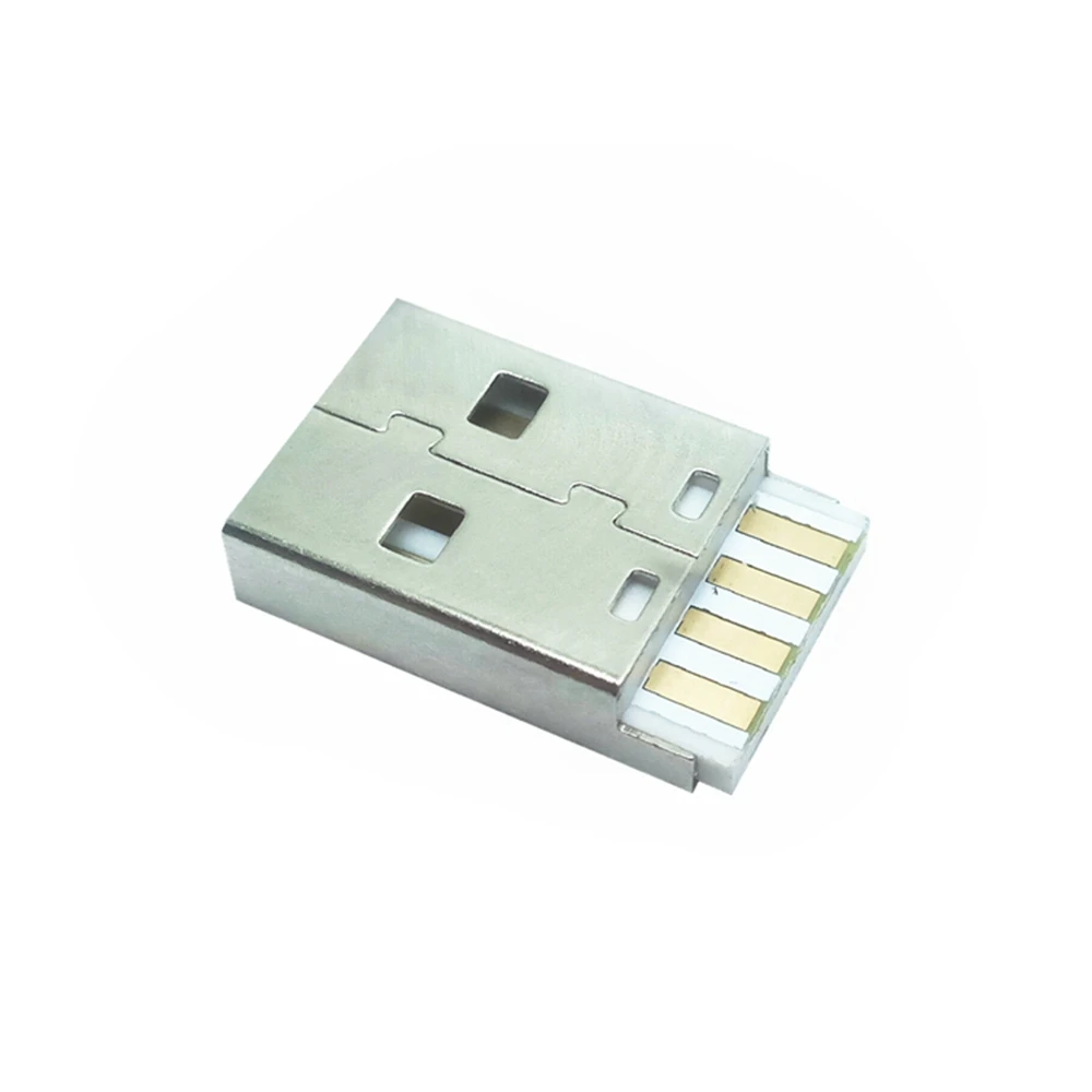 USB male 2.0AM sinking board forward and reverse plug 4P, forward and reverse copper ports