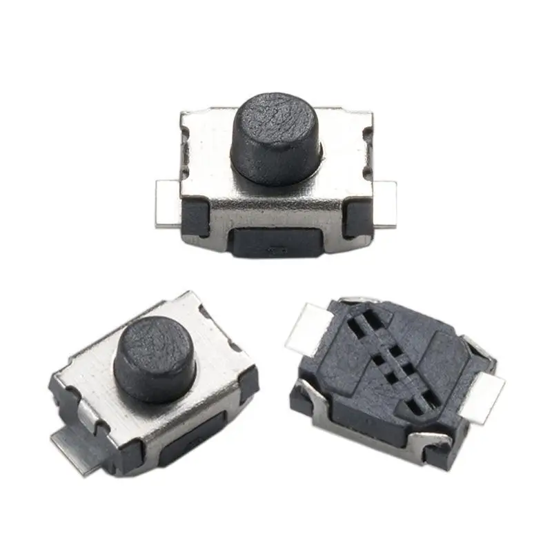 100pcs Micro Switch For Car Remote Control Key Long Lasting Tactile Button Replacement For Auto Key Fast Response Use