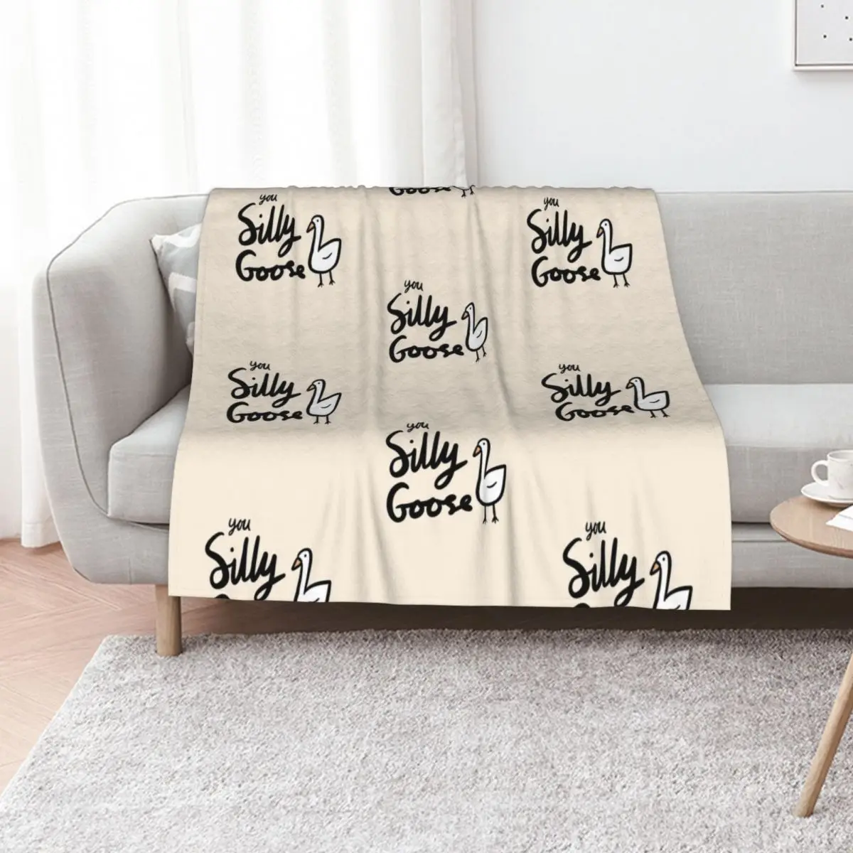 

You Silly Goose Throw Blanket For Sofa Thin for winter Winter beds Cute Blankets