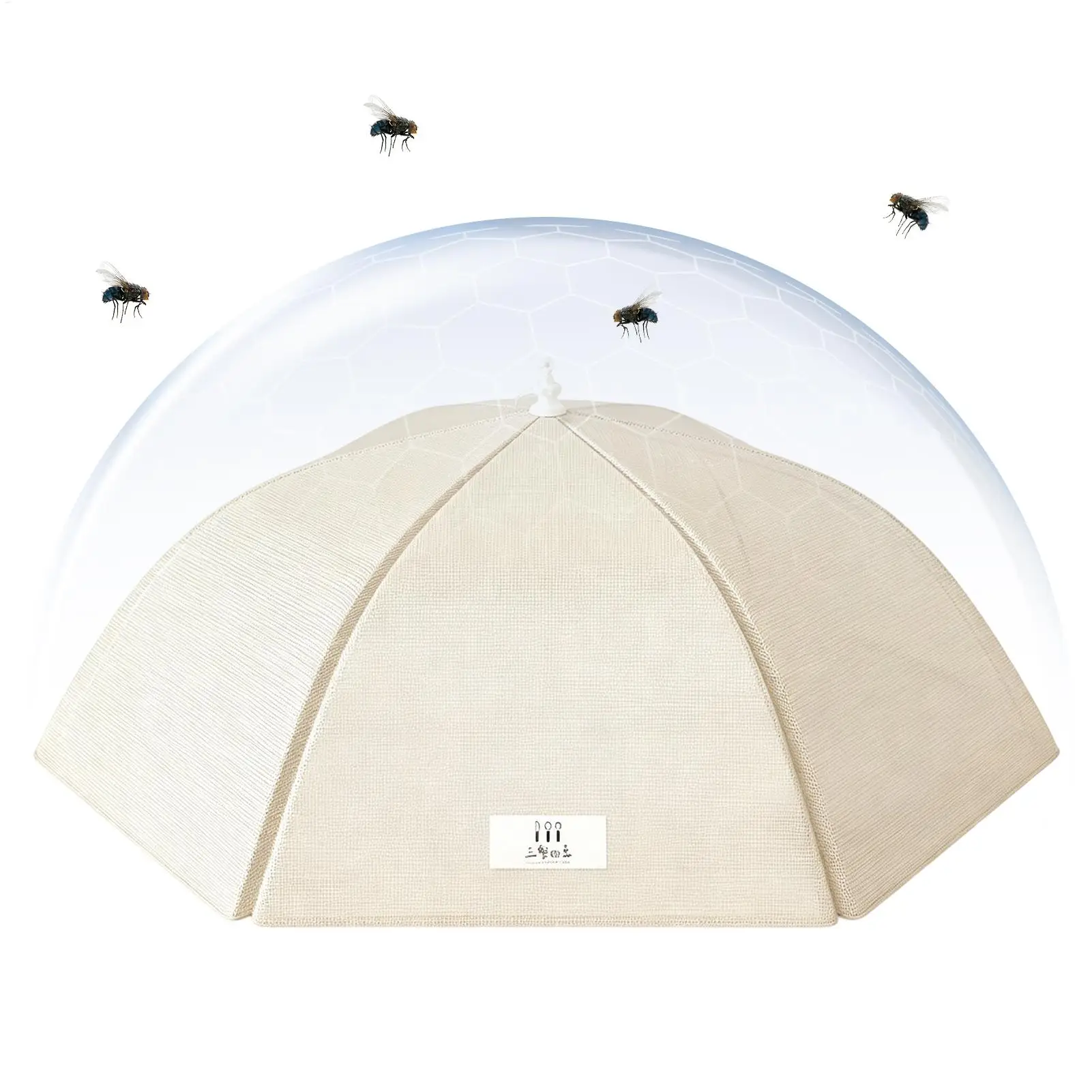 Food Tent 70cm Foldable Washable High Density Fly Proof Food Cover Net Plate Bowl Tent for Summer Picnic Camping Backyard Patio
