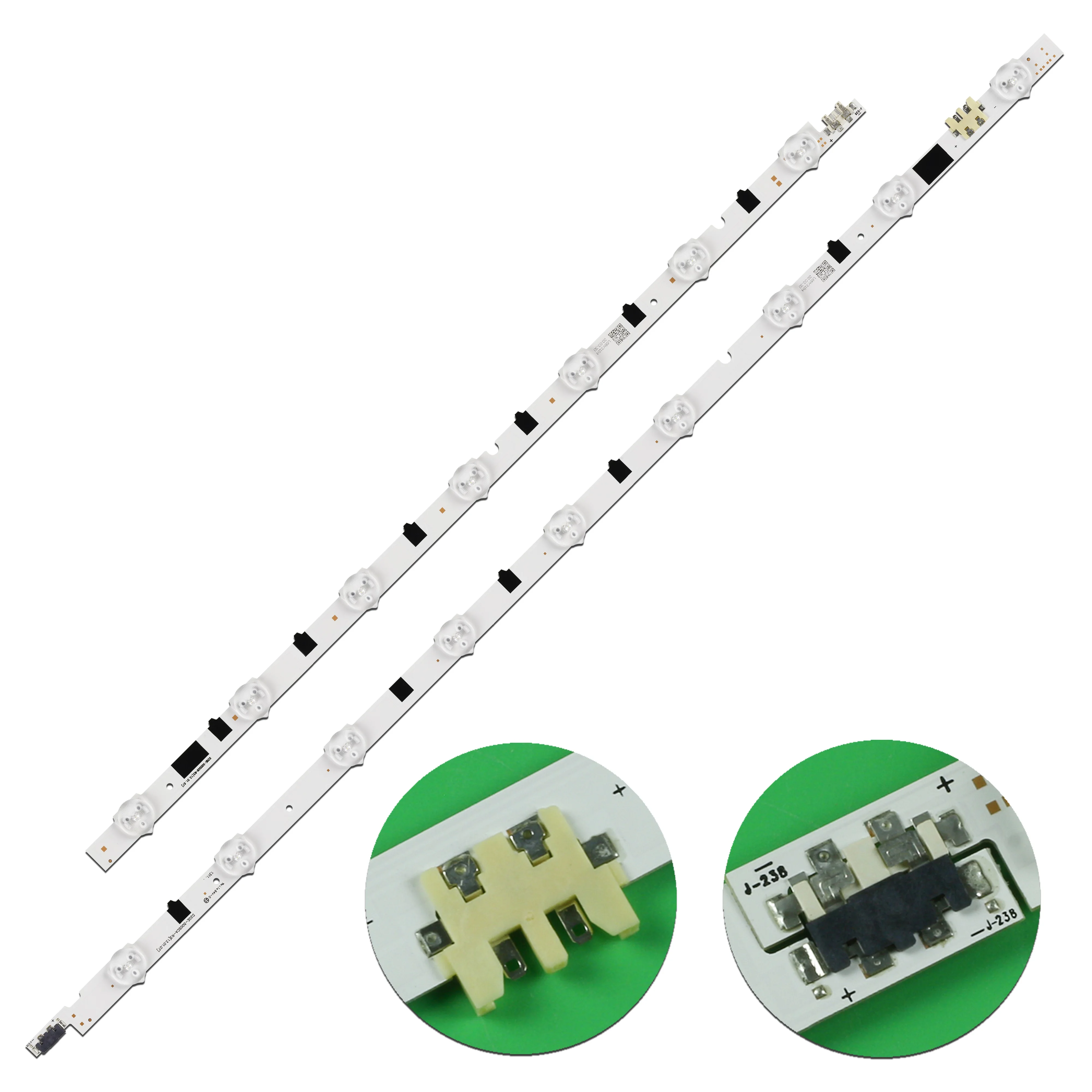 

NEW LED strip For Samsung 55" TV UE50F6200 2013SVS50F R7 L9 REV1.9 REV1.9 130130 REV1.8 130103 BN96-25310A BN96-25311A HF500CSA