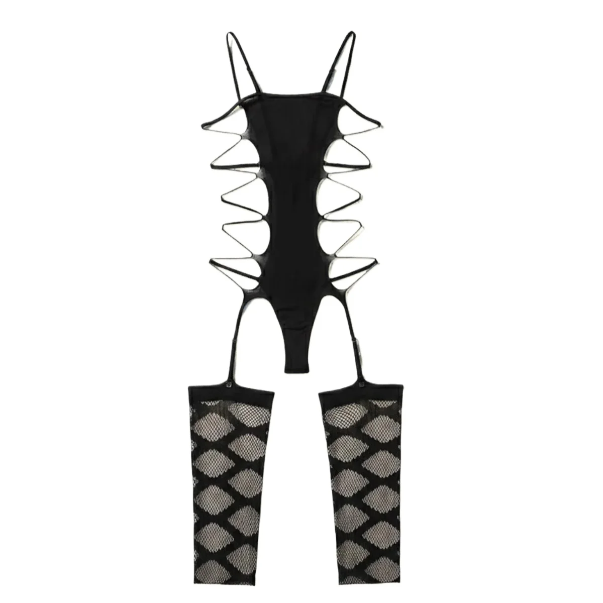 Classic Sexy Sexy Sheer Mesh Hollow Out Bodysuit Sexy Lingerie Sexy Costume Bodysuit Lingerie Lingerie for Women One-pieces