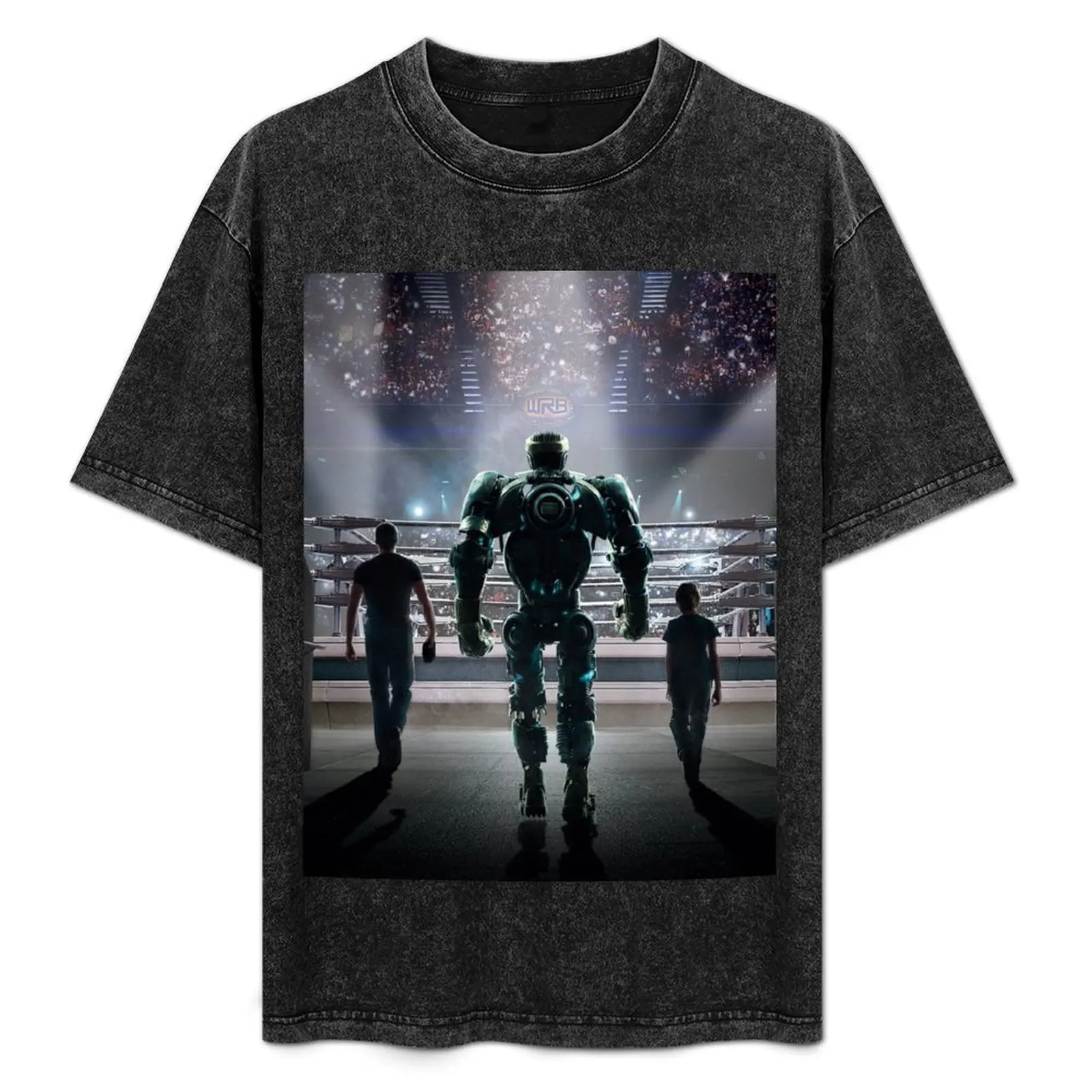 

Real Steel - Movie T-Shirt Novelty Print Casual Tee Shirt