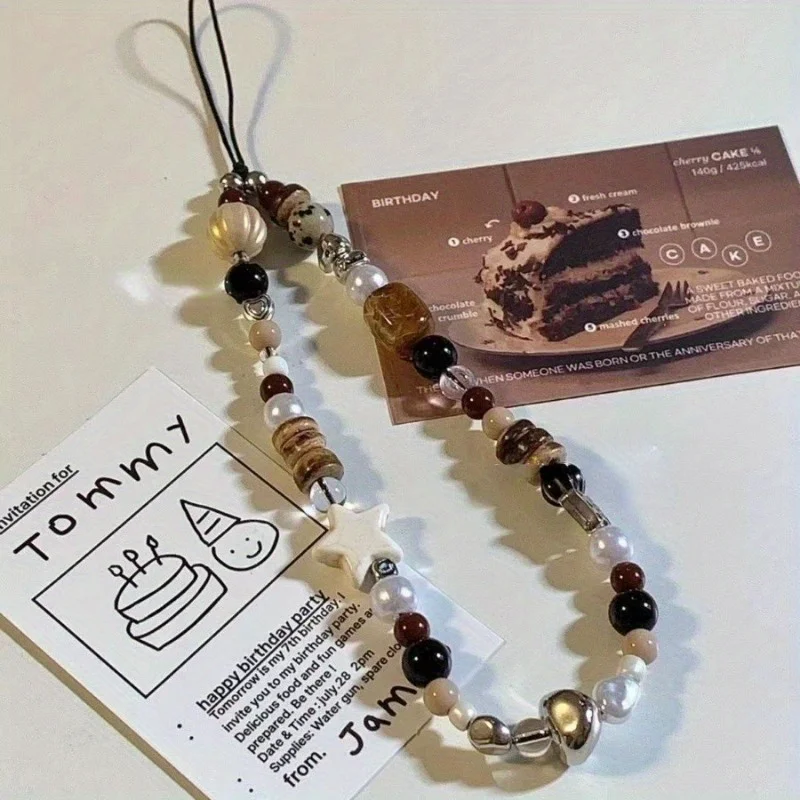 

Британский розово-красный акриловый ремешок для телефона на запястье — прочный, модный ремешок для камеры для женщин, короткий, европейский и американский стиль