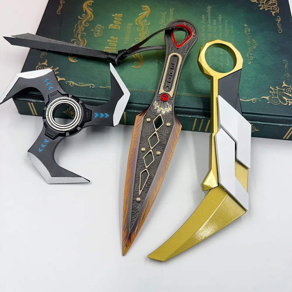 Valorant Melee Prime Karambit Series Claw Knife Cosplay Game Peripherals Tactical Knife Kunai Dart Keychain Samurai Sword Gifts