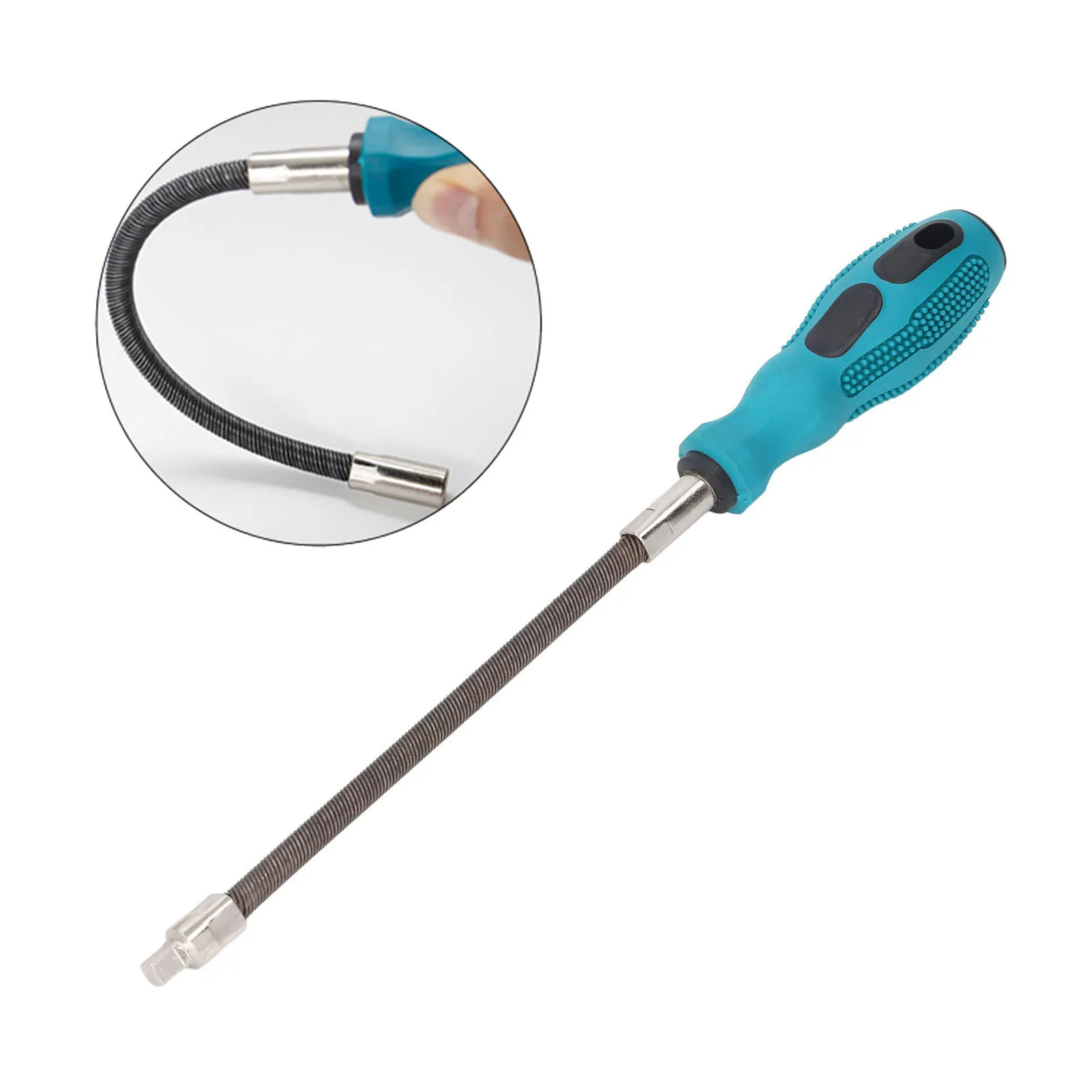 مفك براغي مرن كم مرن مفك براغي 1/4 بوصة محرك الجوز سائق خرطوم مرن المشبك سائق رأس المفك #3