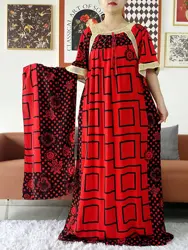 2024 neue muslimische Frauen Kurzarm Dashiki Kleid Spitze bestickt Blumen Boubou Maxi Islam Frauen Kleid afrikanische Abaya Kleidung