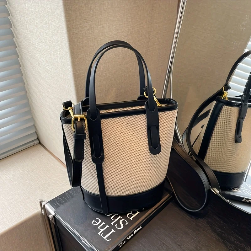 

Fashionable Elegant Handbag Elegant Women's Handbag, Golden Detachable Strap, Suitable for Daily Use, Casual Chic Bags