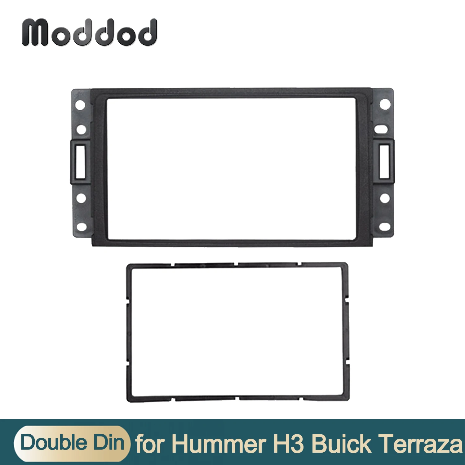 

for HUMMER H3 Double Din Fascia Radio DVD Stereo CD Panel Dash Mounting Installation Trim Kit Face Frame Fasica