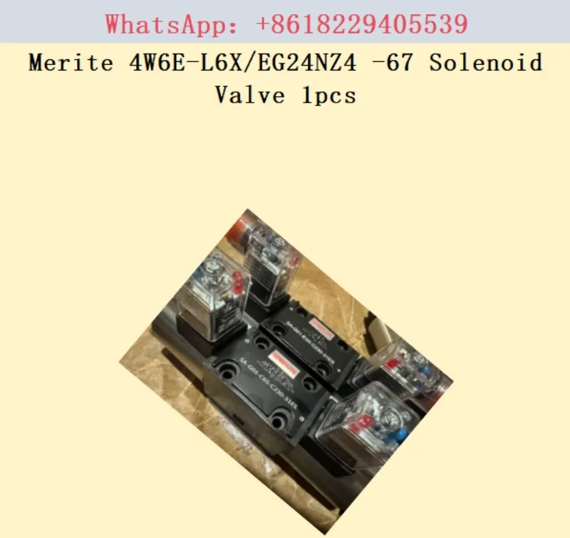 Vanne solénoïde Merite 4W6E-L6X/EG24NZ4 -67 1 pièce