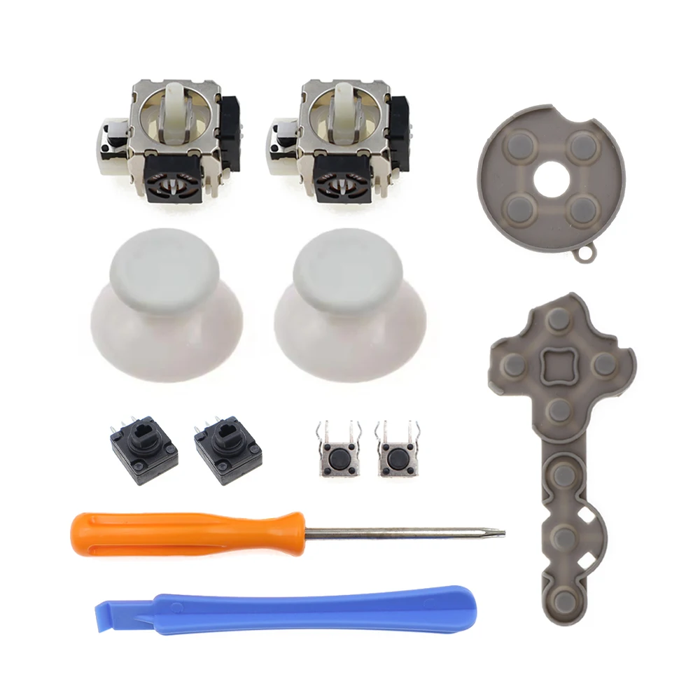 1Set For Xbox 360 Controller Analog Stick Sensor Potentiometers + Thumb Grips LT RT Trigger Switch Buttons view 4