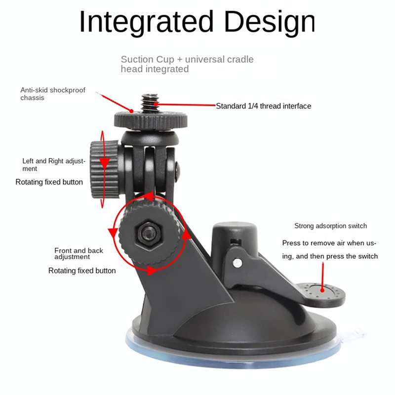 Universal Car GPS DV DVR Universal Mini Car Suction Cup Mount Tripod Holder Car Mount Holder Car GPS DV DVR Camera Accessories