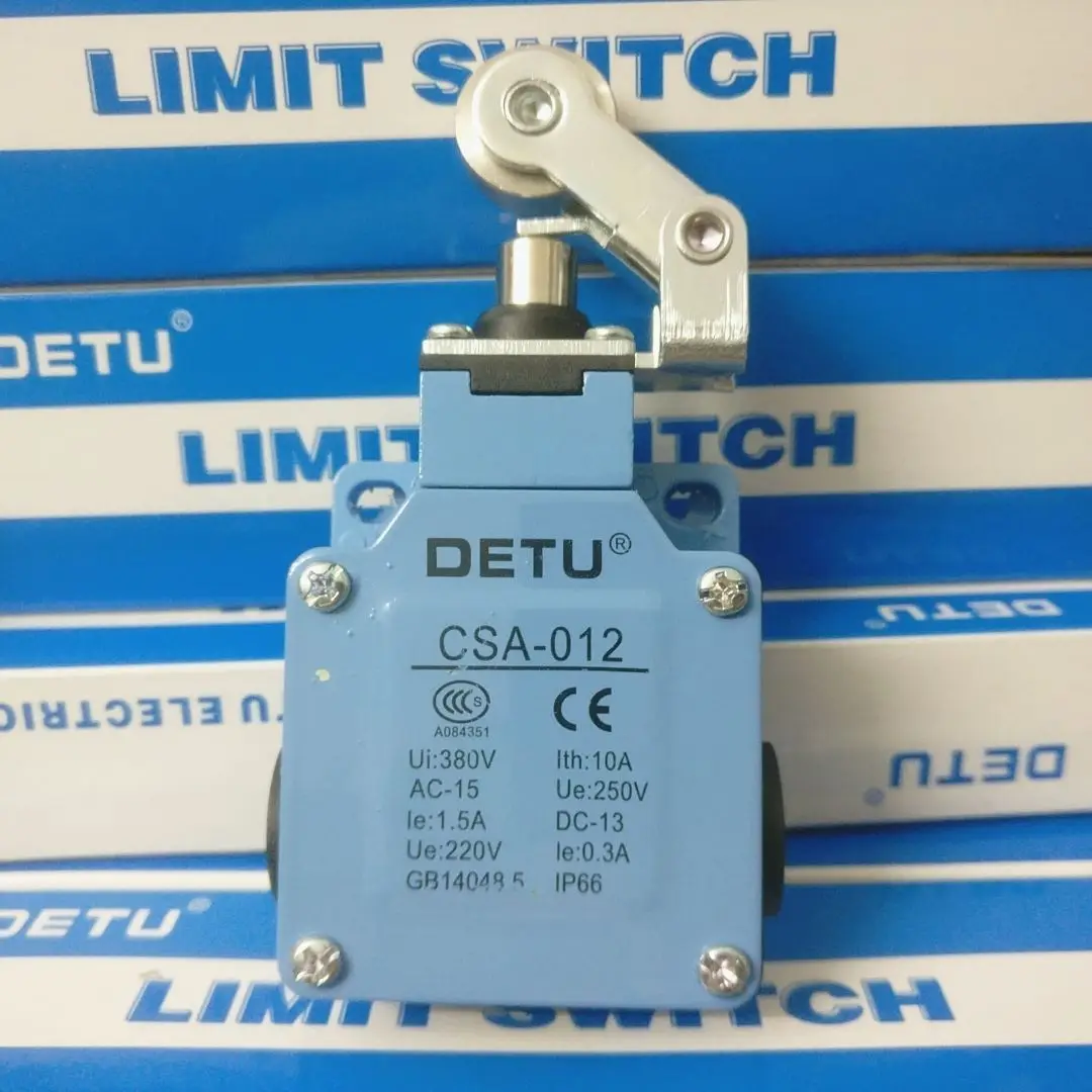 

Detu DETU metal shell limit travel switch CSA-012 roller press type