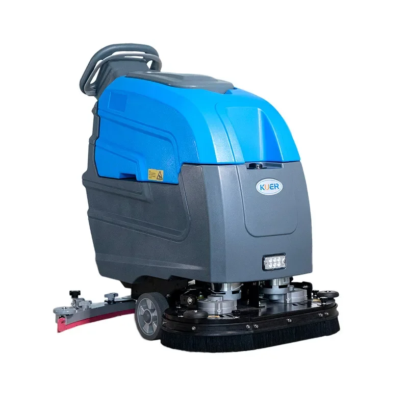 Electric Walk Floor Scrubber Commercial Industrial Manual Floor Sweeper Voltage Hand Push Walk Cleaning Machine