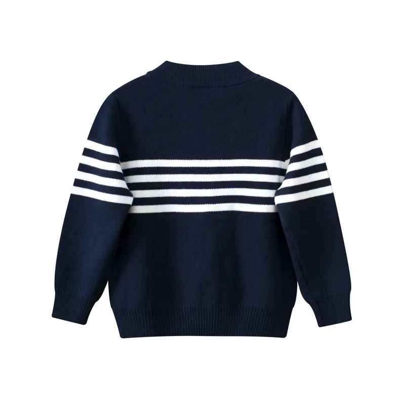 2024 Autumn/Winter baby boys sweater wool shirt long sleeve zipper coat