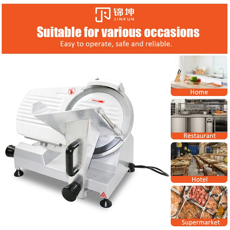 Wholesale New Condition 220V Motor Flexible Beef and Chicken Meat Slicer for Institutional Kitchen for Restaurants