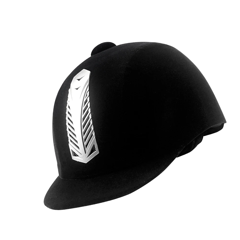 نظام تهوية شبكي أسود للركوب يمتص العرق وخفيف الوزن وبناء آمن وحزام قابل للتعديل في الفروسية في الهواء الطلق