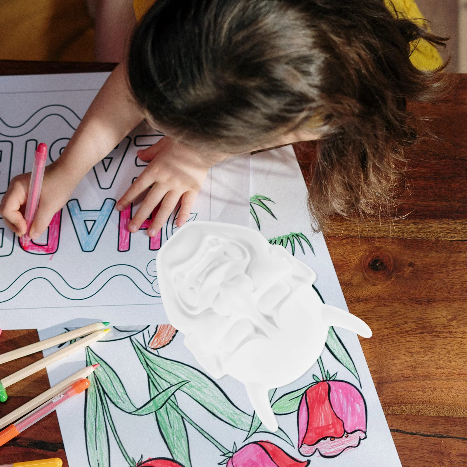 

4pcs Blank Diy Masks Pvc Unpainted Mask For Adults Craft Painting Party Decor Masquerade Cosplay Halloween Props