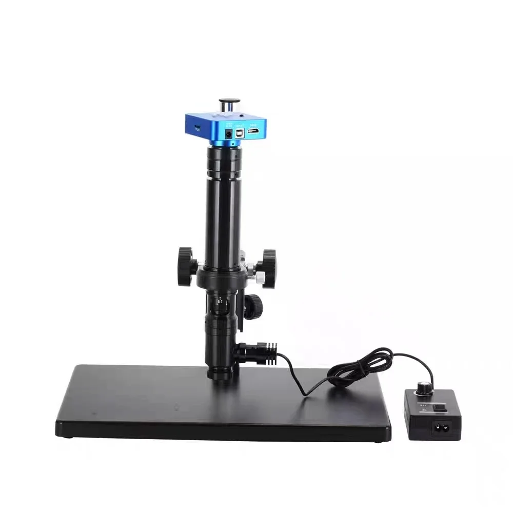 Real Picture HD 400X 800X 1000x  2400X Zoom Microscope Camera Coaxial Light Monocular C-mount Continuous Zoom Lens