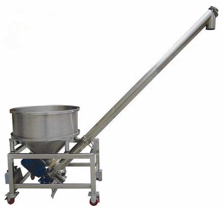 Hot Sale Stainless Steel Hopper Screw Auger Conveyor