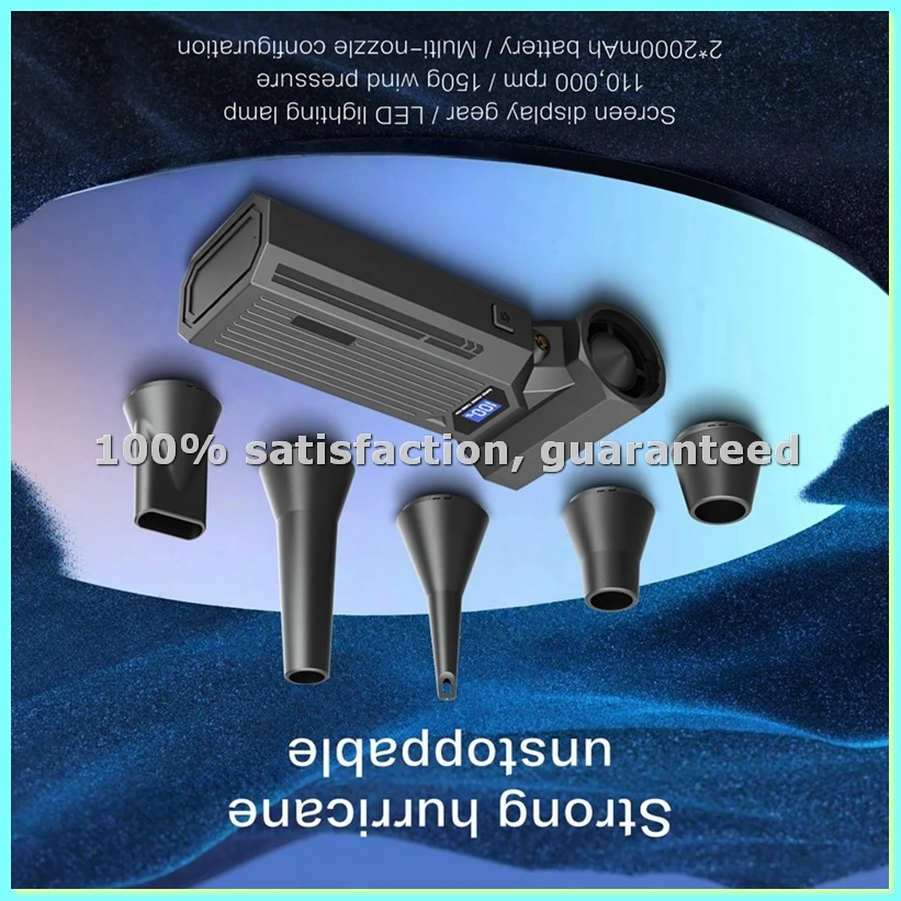 Z2 110,000 rpm Portable Turbine Motor Handheld Violent Turbine High-Speed Turbo Fan Small Fan Ducted Turbine Fan-ABFB