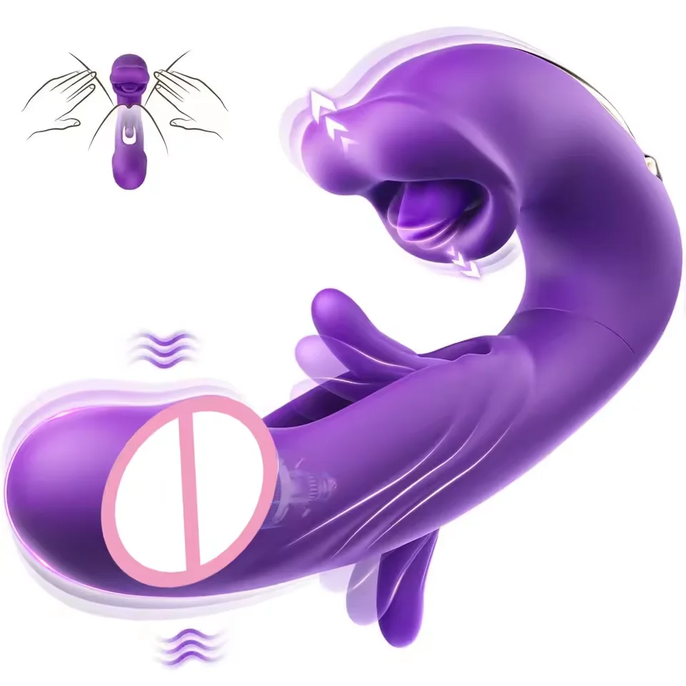 هزاز اللسان لعق مص G بقعة لعبة الجنس للنساء هزاز إصبع ترفرف دسار المهبل البظر تحفيز الكبار الاستمناء