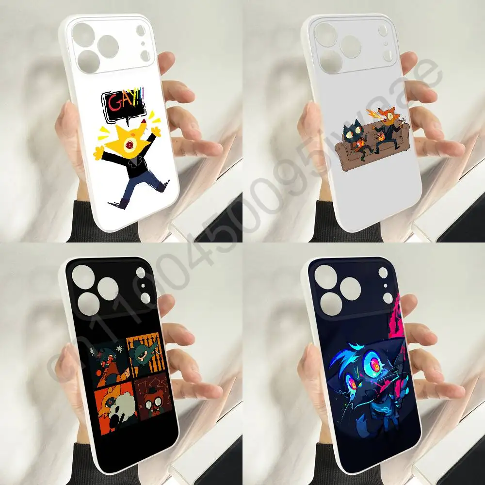 

Чехол для телефона N-Night in the Woods Mae Borowski Gregg Lee для iPhone 12,16,11,14,13,17,15,Pro,Max,Plus,E,Air,Mini Wireless Charge