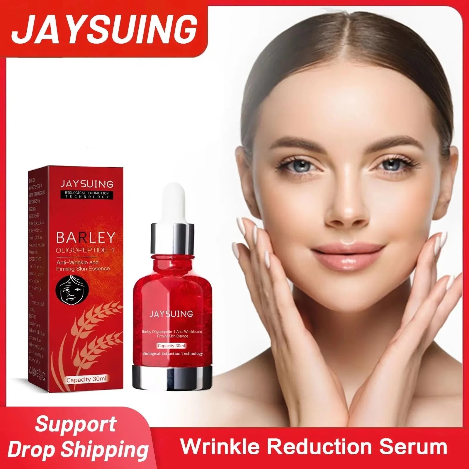 Wrinkle Reduction Serum Tightening Firming Improve Fine Lines Delay Aging Increase Skin Elasticity Niacinamide Whitening Essence