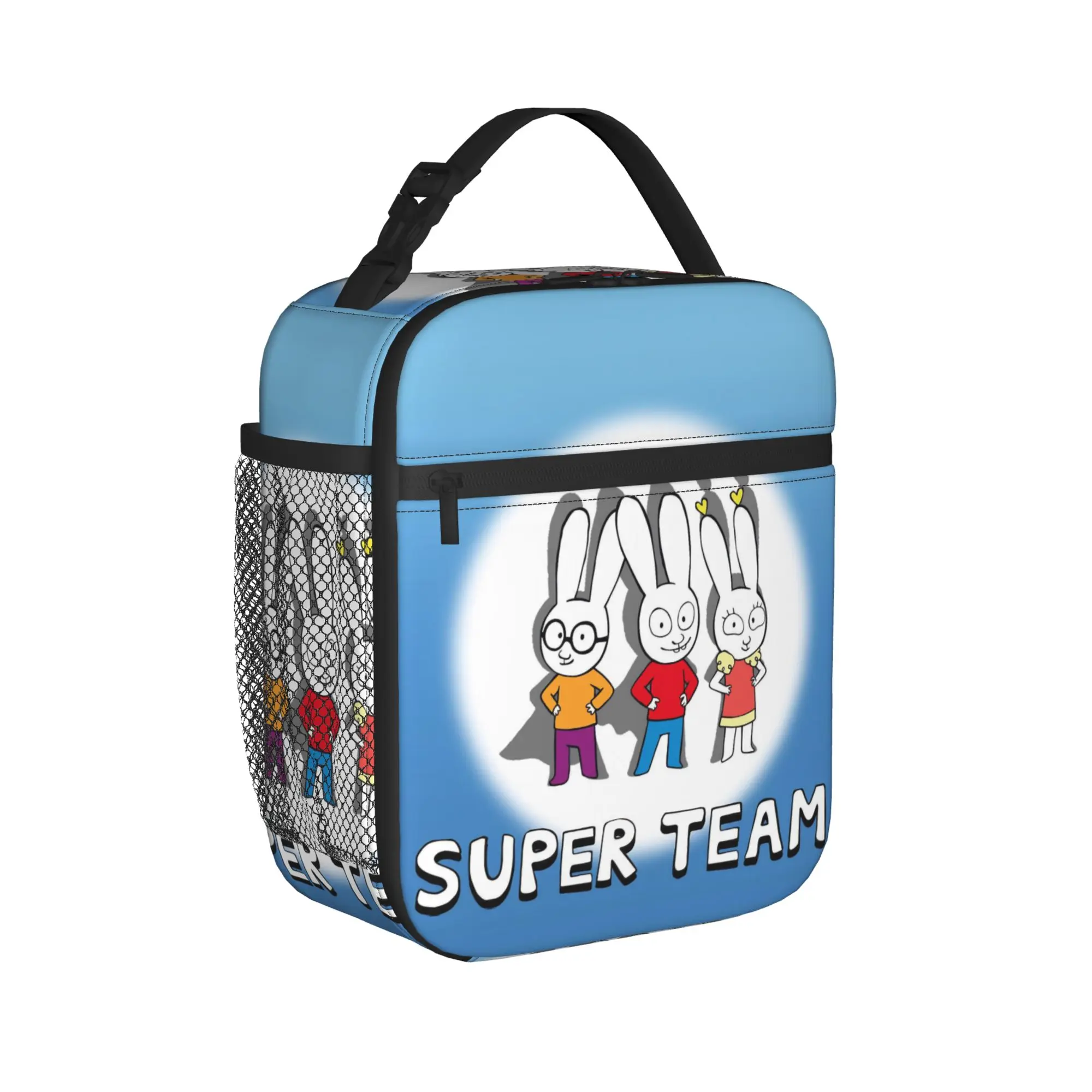 Simon Super Rabbit Merch Insulated Lunch Bag For Picnic  Food Storage Bag Portable Cooler Thermal Lunch Boxes