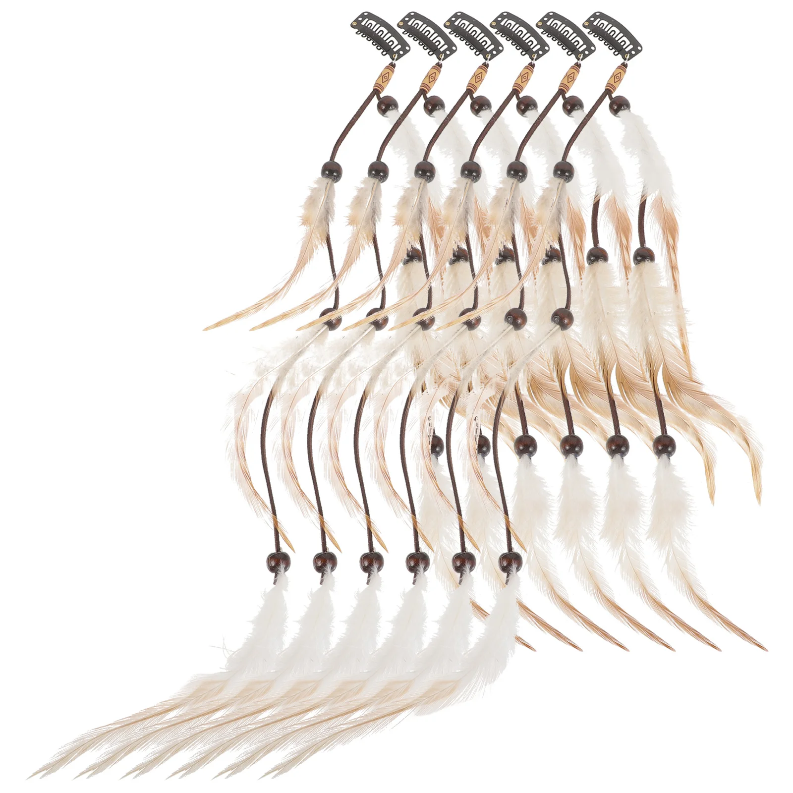 

6pcs Vintage Hair Clip For Women Indian Hair Accessories Ethnic Style Clips For Extensions Dreadlock Accessories Party