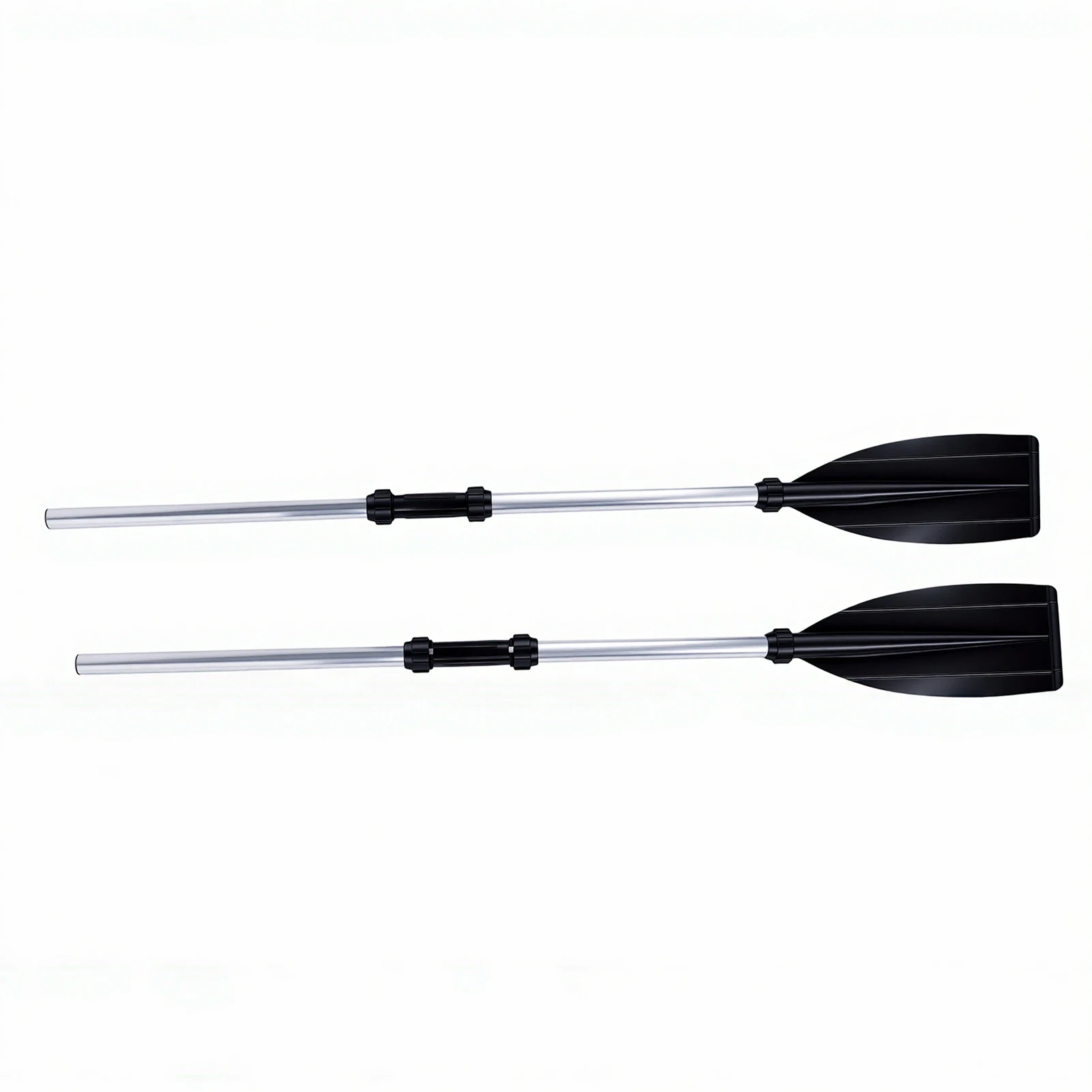 2pcs Boat Paddles Canoe Oar Convertible High Toughness Aluminum Alloy Kayak Paddle for Boat Canoes Detachabler