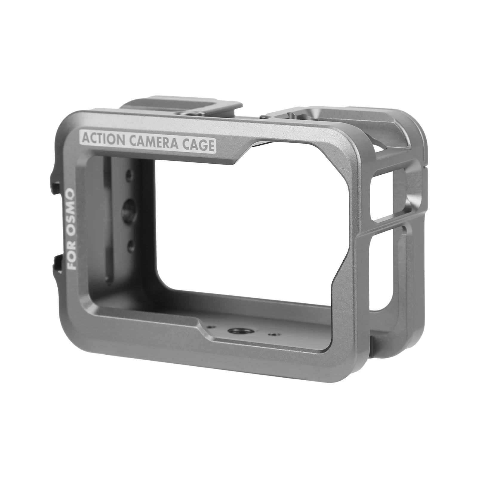 Aluminium Alloy Case for OSMO Action Camera Housing Shell Case Protective Cage with 2 Cold Shoe Mount