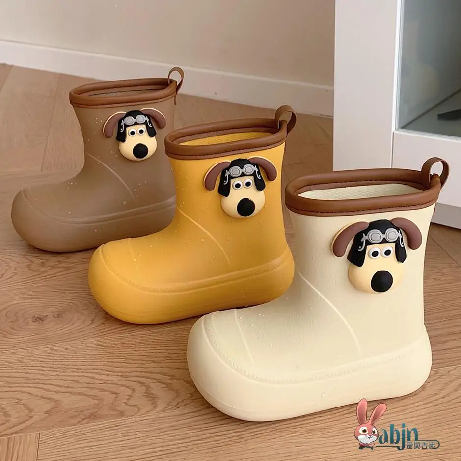 

Детские резиновые сапоги ABEYINUOR Love Be Jinuo с толстой подошвой, уличные, нескользящие, водонепроницаемые, унисекс, летние, новый стиль