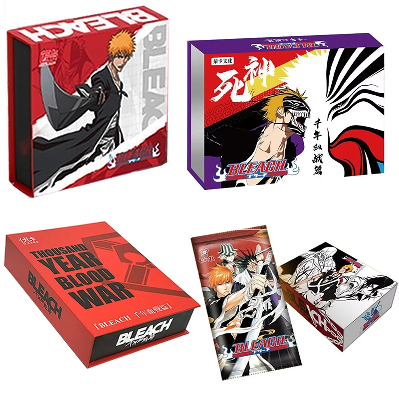 Anime Bleach Characters Collection Card Full Set TCG Game Card Kurosaki Ichigo Game Card Cosplay Board Game Cards Kids Toy Gift