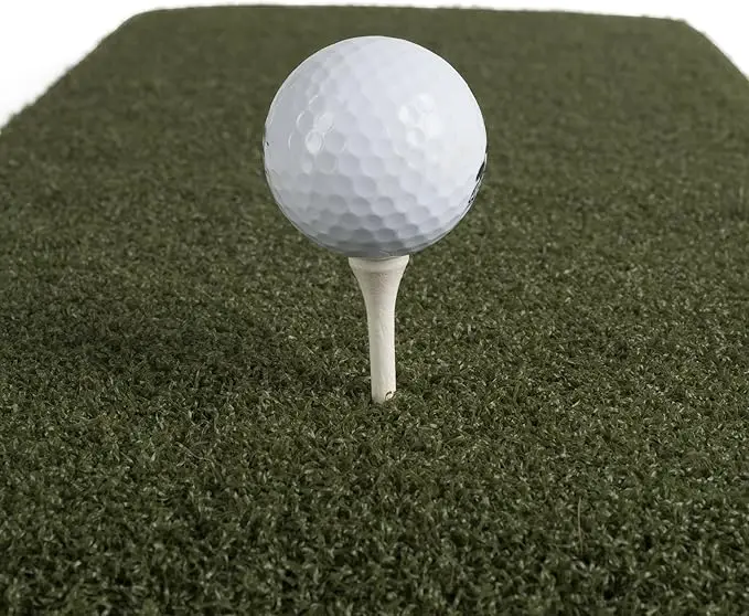 

Real Feel Golf Mats Heavy Duty Commercial Practice Mat. The First Golf Mat That Takes A Real Tee Simulator,Indoor, Outdoor Use