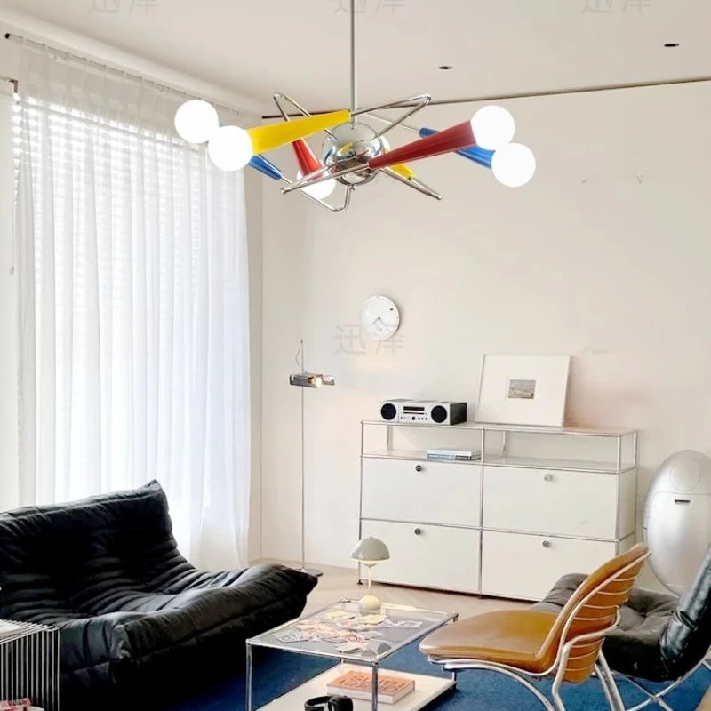Planet Lamp Memphis Chandelier Ceiling Lights Bauhaus Living Room Kitchen Hanging Lamp Children's Room Loft Decor Fixtures