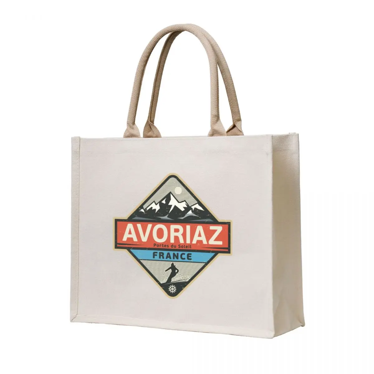 

Avoriaz, France Tote Bag Women's shopping bag large size bags canvas shopping bag