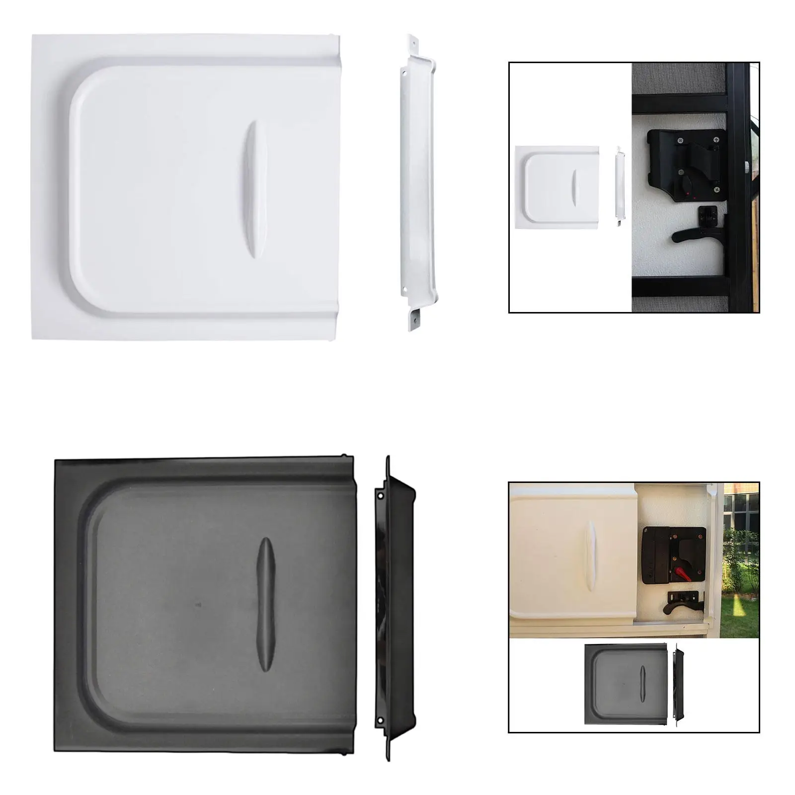 

RV Screen Door Slider Panel Protection,Sturdy User Friendly Repair High Performance 12'' Accessory for Motorhome Trailer