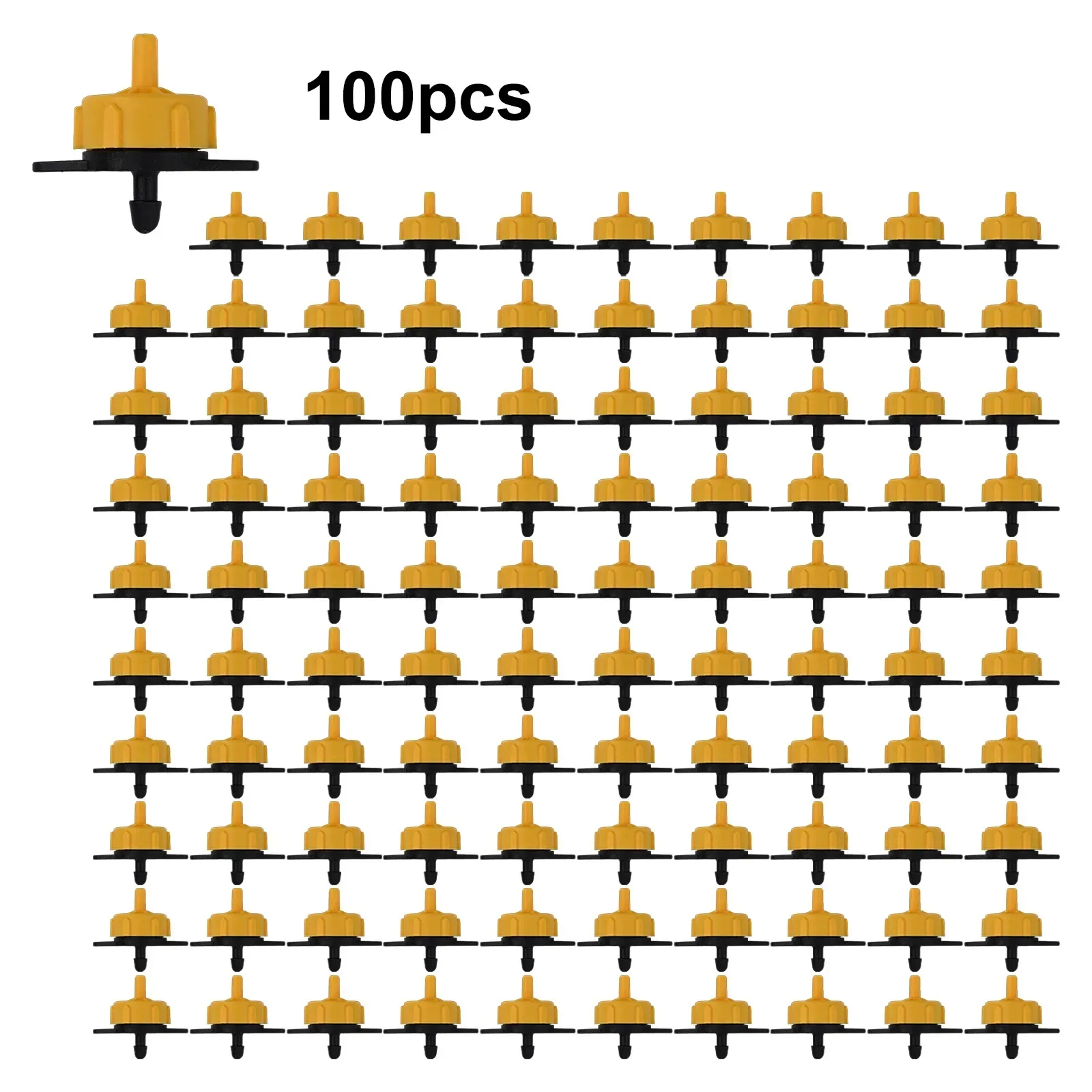 

For Efficient Watering Dripper 100 Pack Suitable for Various Irrigation Applications Ample Supply for Garden Project