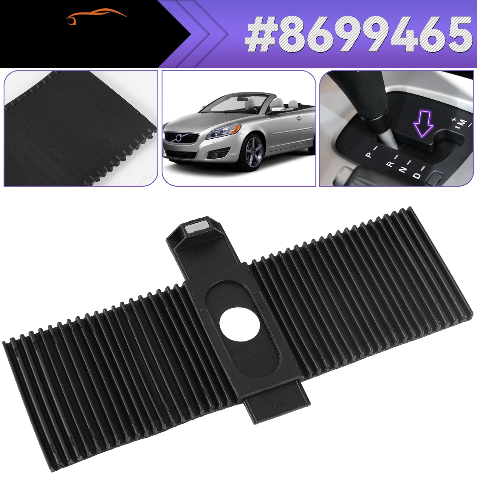 

Рычаг переключения передач, консоль, глухая крышка для VOLVO C30 C70 S40 V50 2004-2012 8699465 Пылезащитная накладка на панель