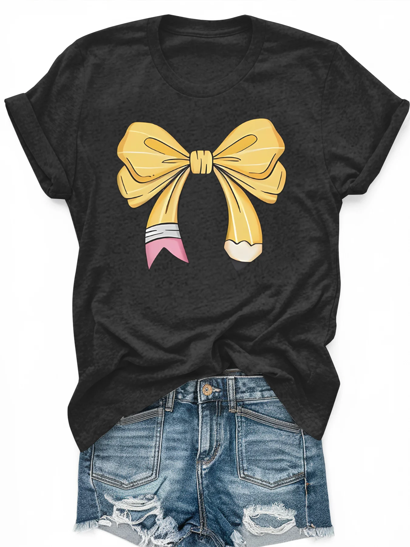 

Women's large-size printed short-sleeved T-shirt, loose and casual, soft, comfortable and breathable, outdoor sports