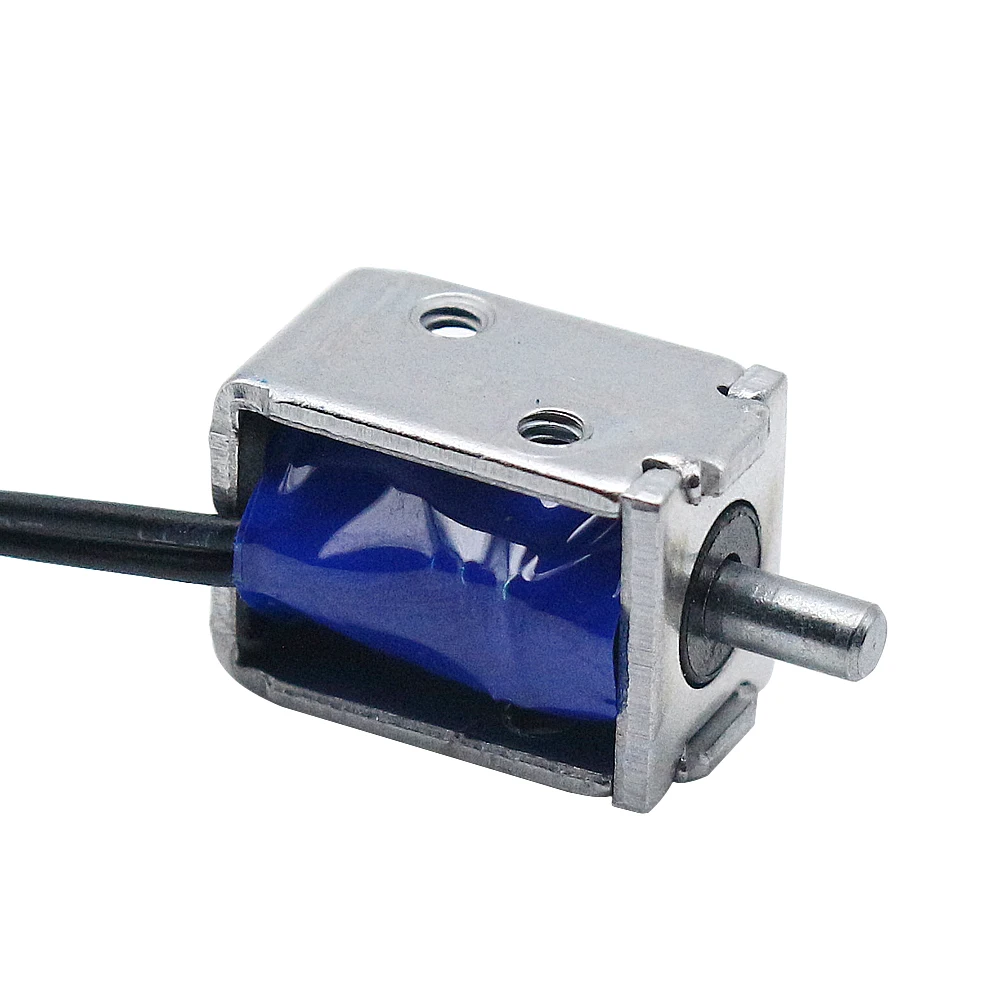 Ultra-small DC5v12v electric bolt lock mini electromagnetic lock electric lock solenoid push-pull electromagnet