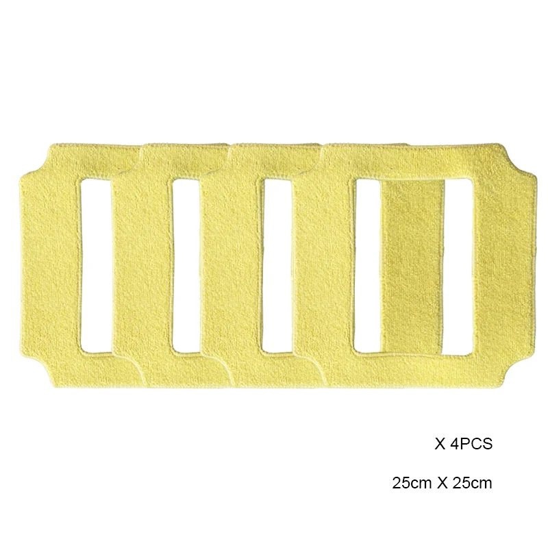 Yellow Mop Window Robot Cloth Accessories  4pcs for Window Robot WIN660/RL880 /RL1180/RL2988/RL3325/RL3368//QHC004 view 3